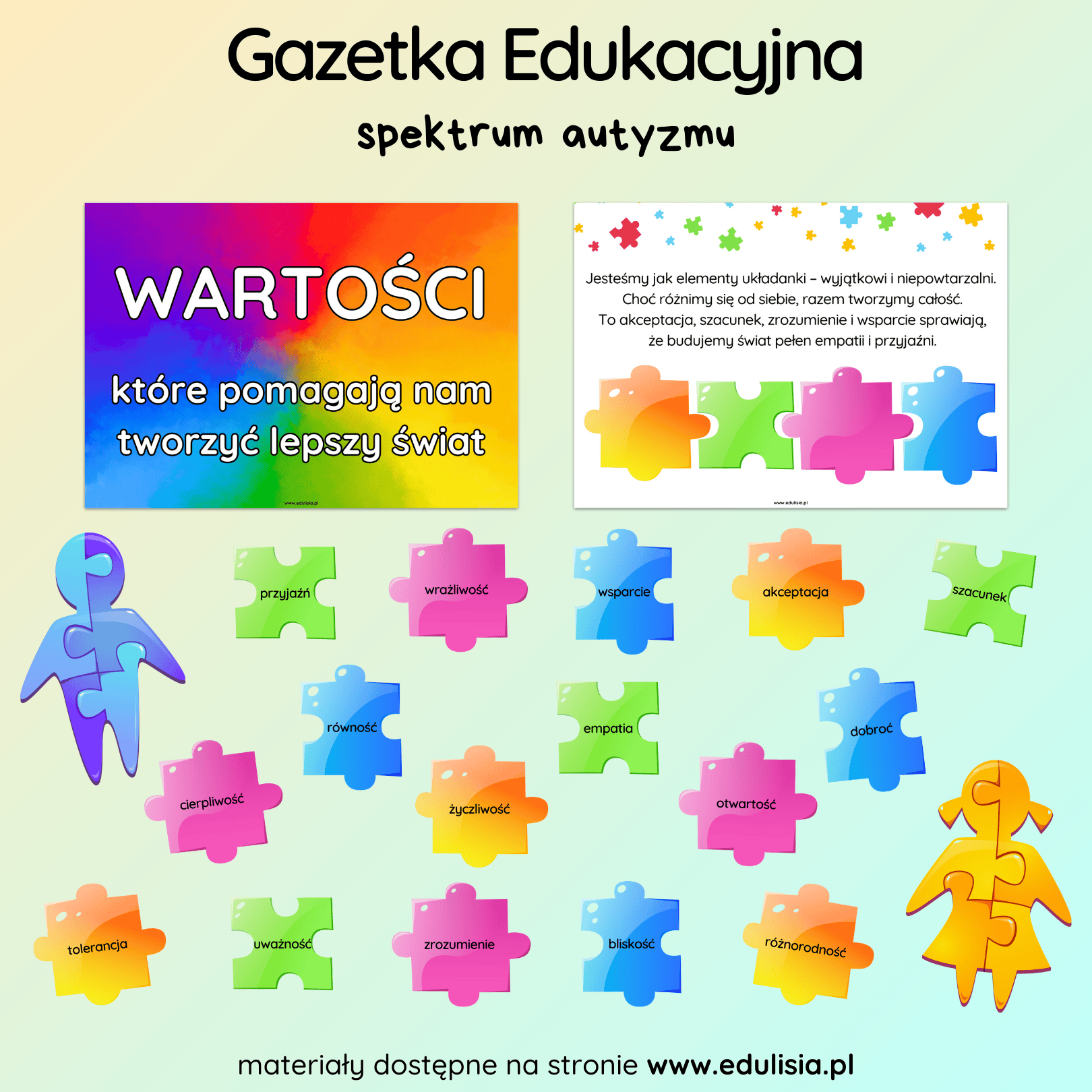 światowy dzień autyzmu PDF gazetka szkolna do druku