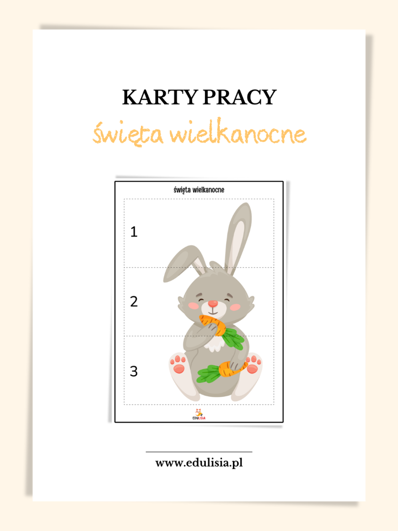 karty pracy dla 2 i 3 latka do druku - wielkanoc