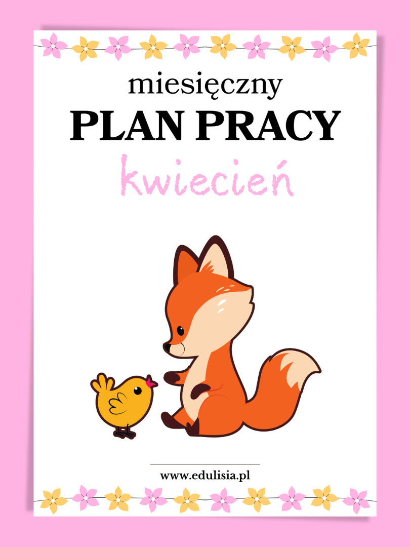 miesięczny plan pracy kwiecień 