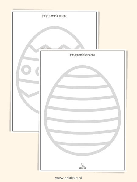 pisanki grafomotoryka dla dzieci przedszkole