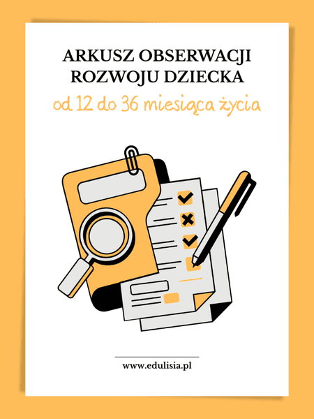 Arkusz obserwacji rozwoju dziecka - żłobek