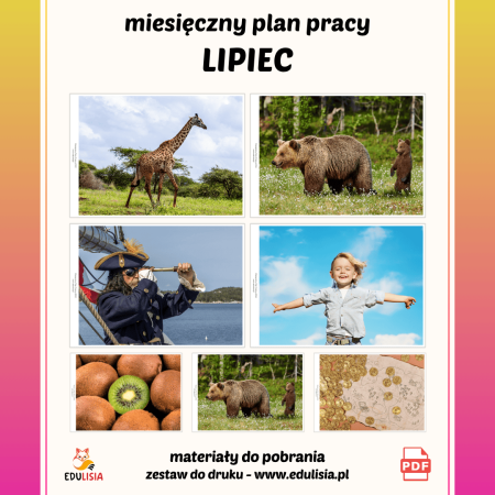 Plan miesięczny na lipiec przedszkole i żłobek pdf do druku