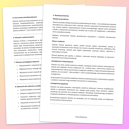 Opis dziecka w przedszkolu opinia pdf wzór word