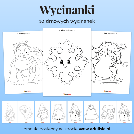 Zima - Wycinanki