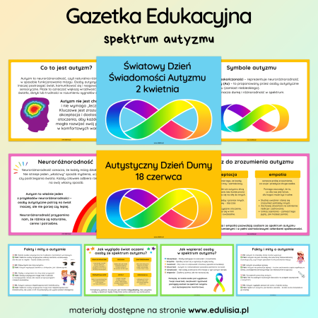 gazetka autyzm co to jest? dzień świadomości autyzmu PDF do pobrania