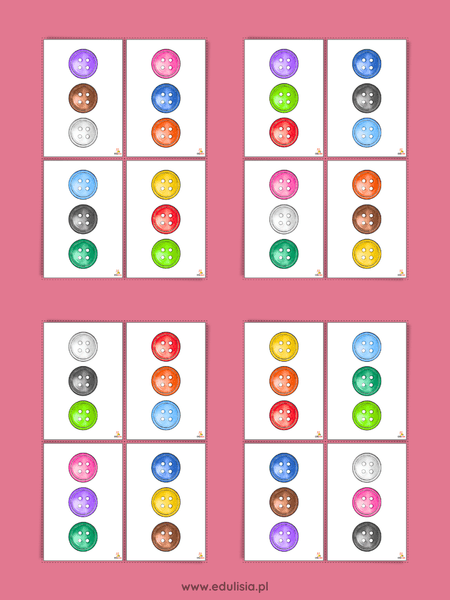 Dzień guzika zabawy z bałwankiem zimowa matematyka do druku