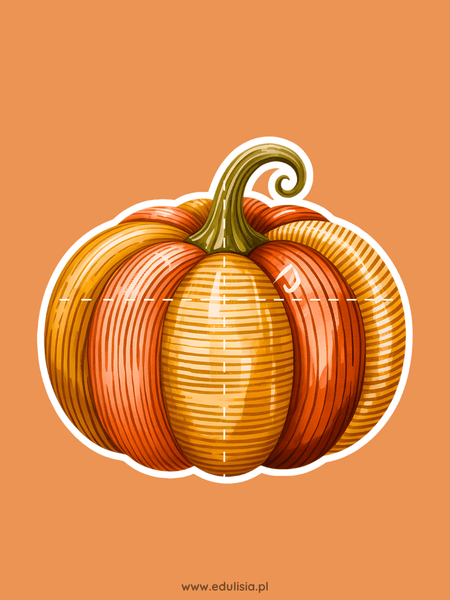 kolorowe dynie do druku