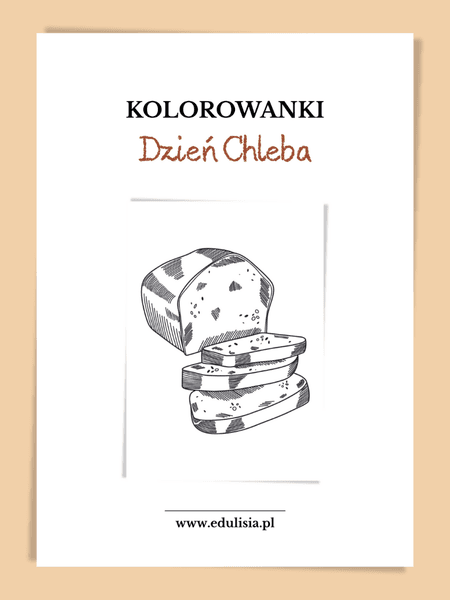 Światowy Dzień Chleba - kolorowanki