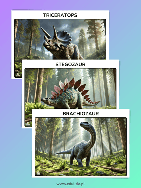 Dzień Dinozaura - plansze edukacyjne