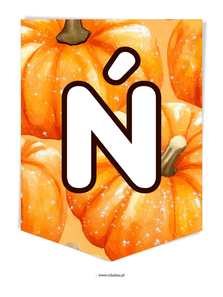 dekoracja dzień dyni do druku