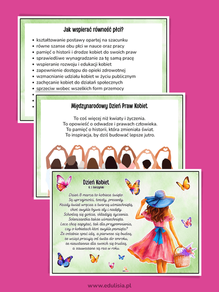 Międzynarodowy Dzień Praw Kobiet - gazetka