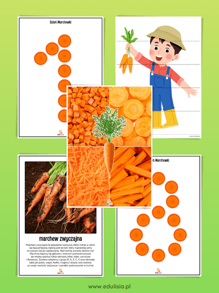 międzynarodowy dzień marchewki - pomoce dydaktyczne do druku