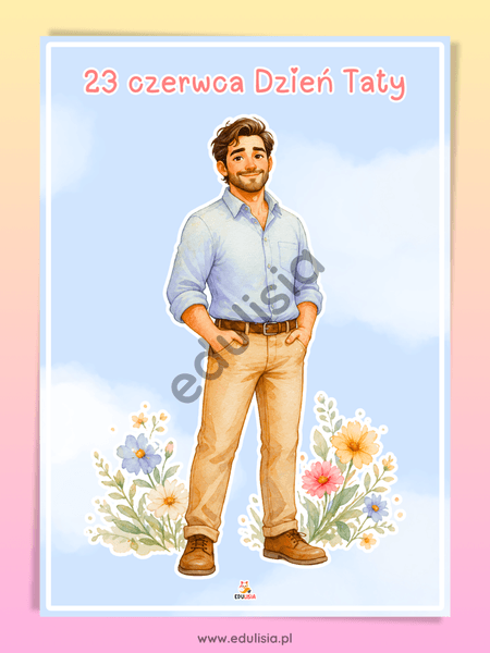 Dzień Taty - plakat