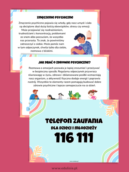Telefon Zaufania dla dzieci - plakat do pobrania