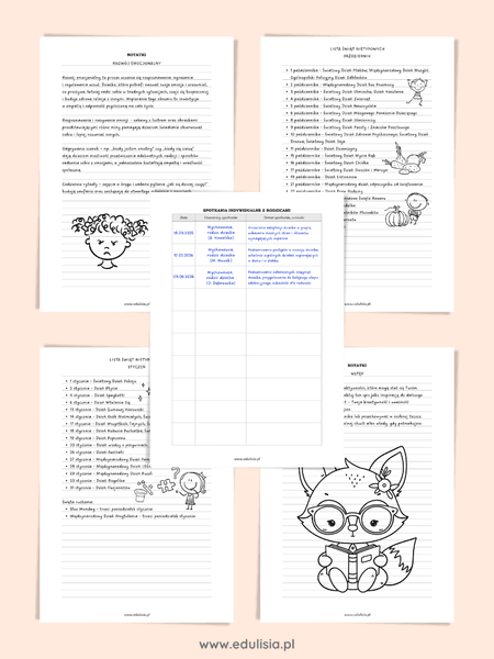 Lista świąt nietypowych i uroczystości w przedszkolu i żłobku do pobrania