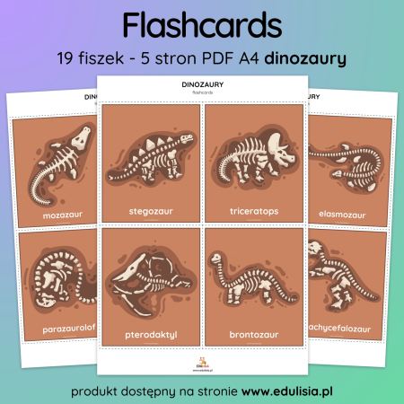Dinozaury - Flashcards