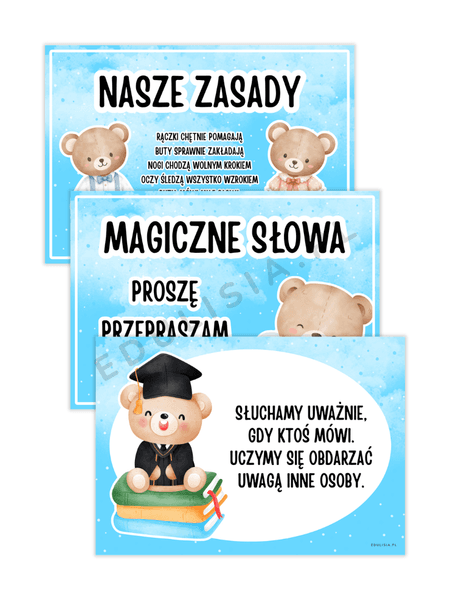 grupa misie - magiczne słowa, nasze zasady do pobrania