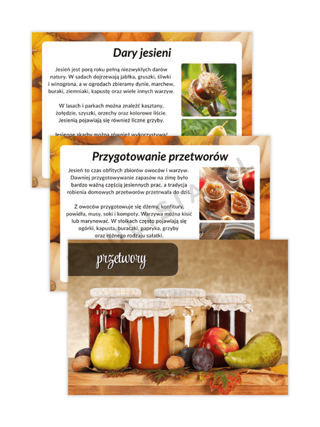 dekoracja jesienna do sali przedszkolnej