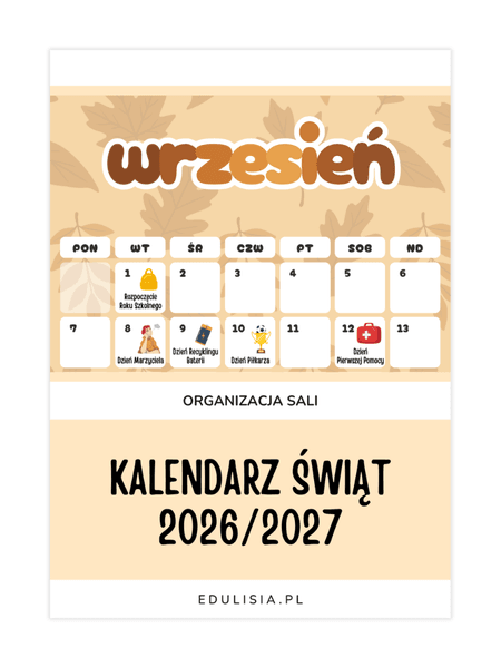 Kalendarz świąt nietypowych 2026/2027