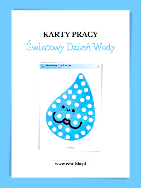 Światowy Dzień Wody - karty pracy - zestaw przedszkole