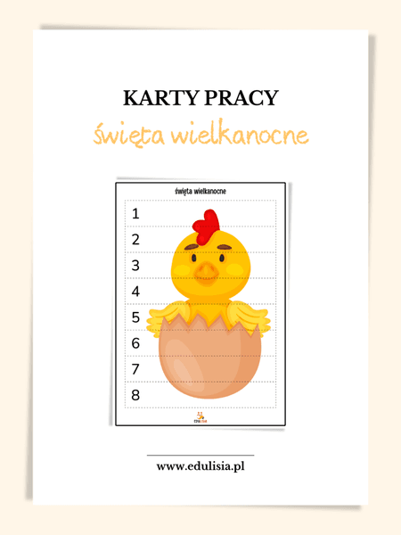 Święta wielkanocne - karty pracy - zestaw przedszkole