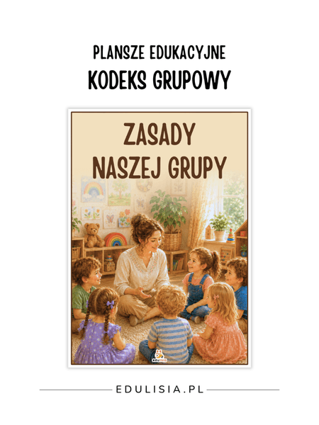kodeks grupowy przedszkole plansze do druku