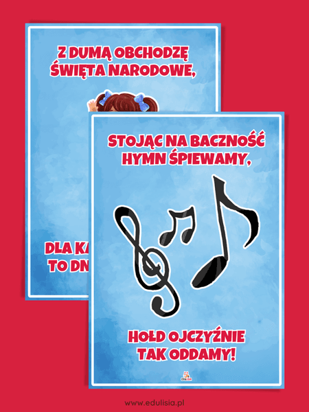 Z dumą obchodzę święta narodowe stojąc na baczność hymn śpiewamy hołd ojczyźnie tak oddamy edukacja patriotyczna dla dzieci