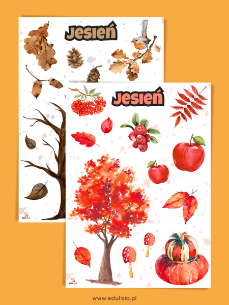 Kolory jesieni - plansze edukacyjne