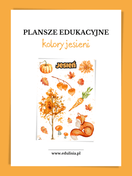 Kolory jesieni - plansze edukacyjne