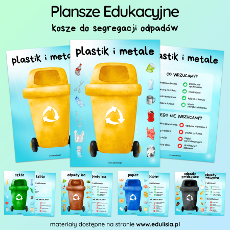Segregacja Śmieci - Plansze Edukacyjne