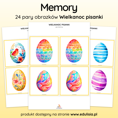 Wielkanoc Pisanki - Gra: Memory