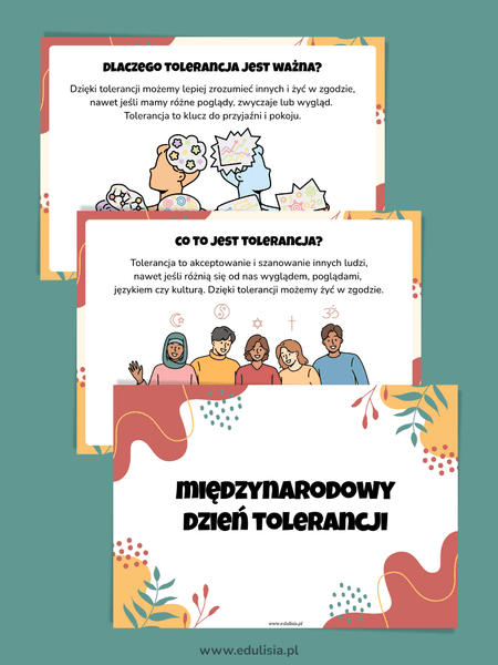 Międzynarodowy Dzień Tolerancji - gazetka