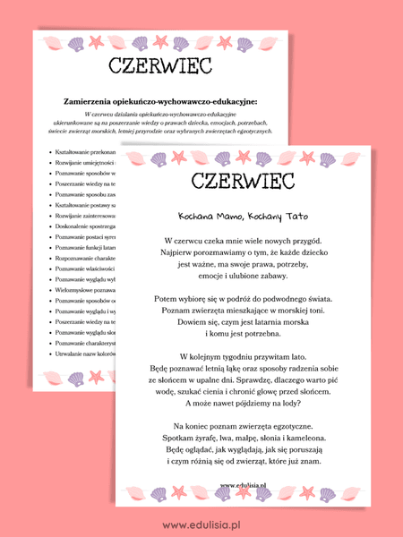 miesięczny plan pracy czerwiec żłobek scenariusze zajęć