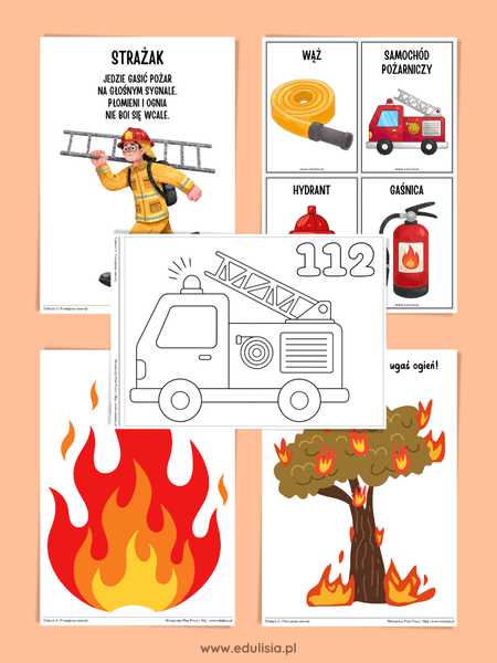 dzień strażaka scenariusz zajęć przedszkole 