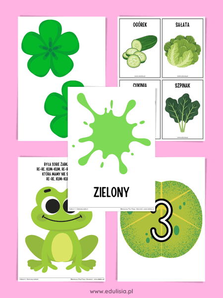 kolory pomoce dydaktyczne do żłobka i przedszkole