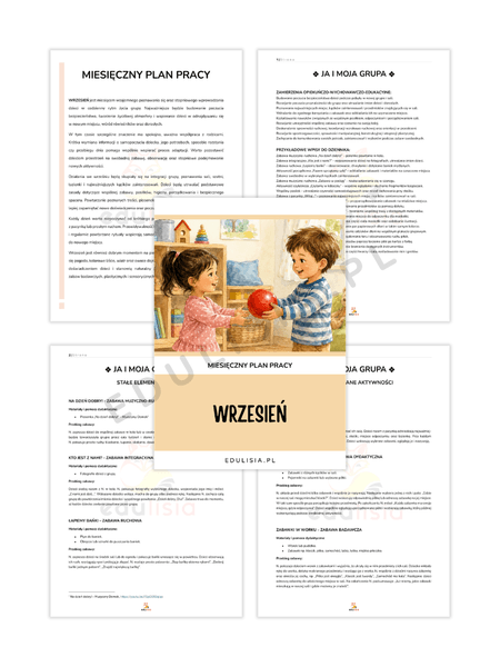 Wrzesień scenariusze zajęć w żłobku i przedszkolu