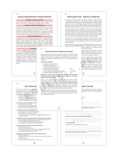 opis funkcjonowania dziecka w przedszkolu - wzór opinii