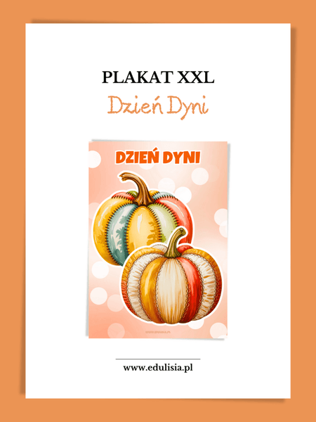 Dzień Dyni - plakat XXL