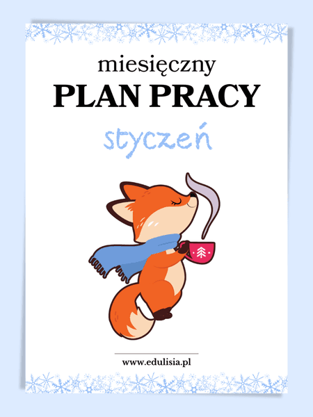 Miesięczny Plan Pracy - STYCZEŃ