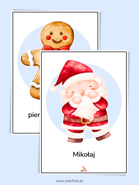 Boże Narodzenie - plansze edukacyjne