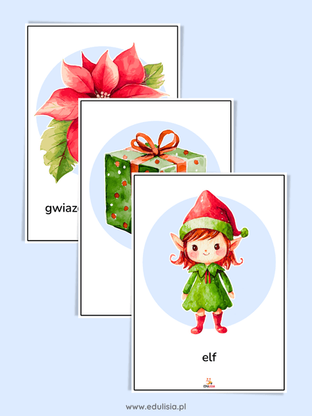 boże narodzenie plansze dydaktyczne do druku