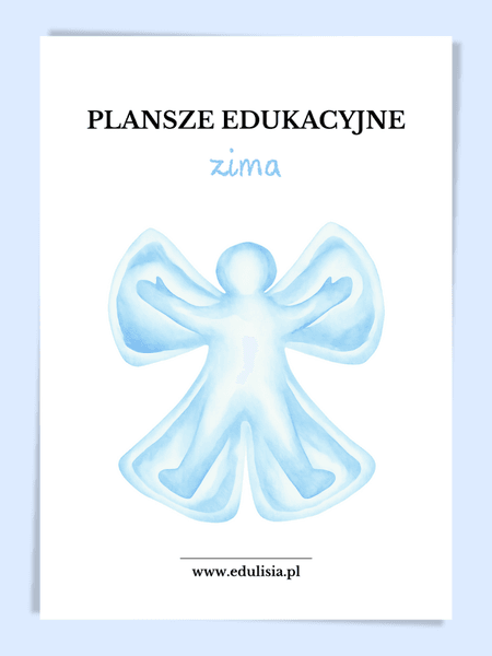 Zima - plansze edukacyjne