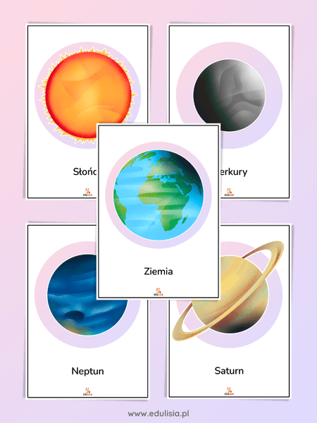 Kosmos - plansze edukacyjne