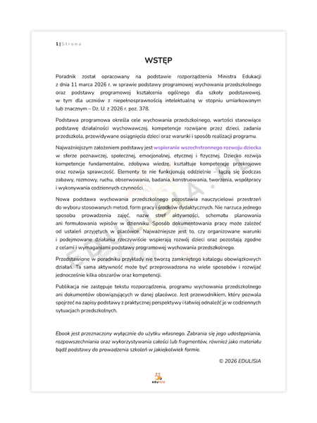 Jak interpretować wymagania podstawa programowej poradnik dla nauczycieli przedszkola