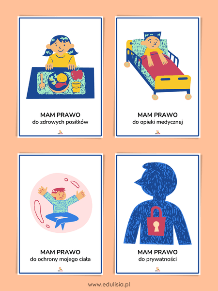 dzień dziecka - prawa i obowiązki dziecka - plansze