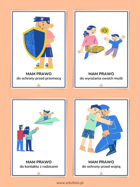 Prawa dziecka - plansze edukacyjne
