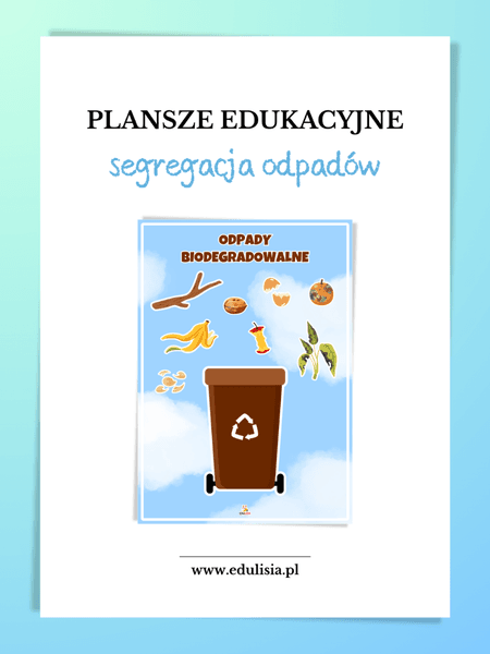 Segregacja odpadów (recykling) - plansze edukacyjne
