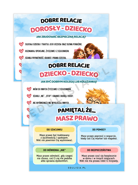 Gazetka Standardy ochrony małoletnich – prawa dziecka, bezpieczne relacje z dorosłymi i relacje rówieśnicze
