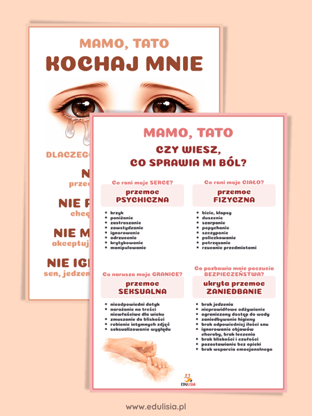 stop przemocy plakaty do pobrania świadomy rodzic 