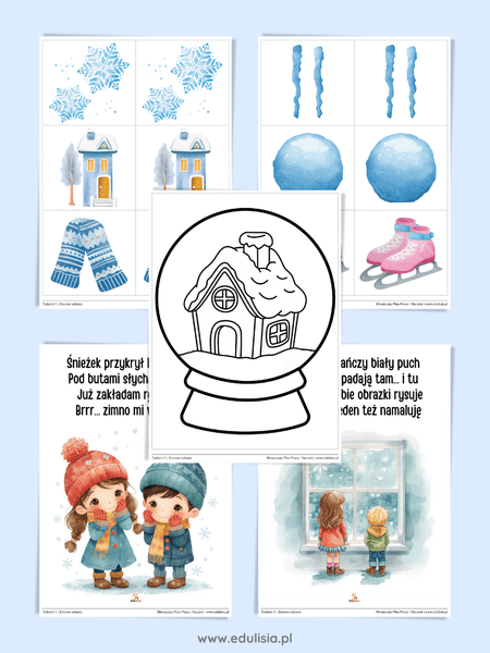 zimowe zabawy scenariusz zajęć przedszkole